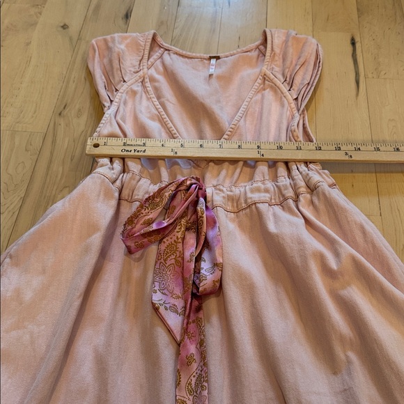 Free People-Roucha Maxi Dress-Link-100% Cotton-Boho-Festival-XS - Picture 7 of 11